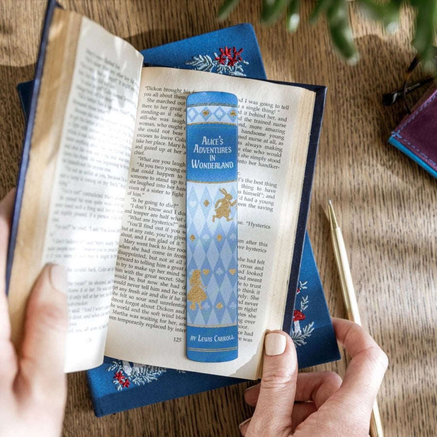 Alice's Adventures PU Bookmark - Portico Designs