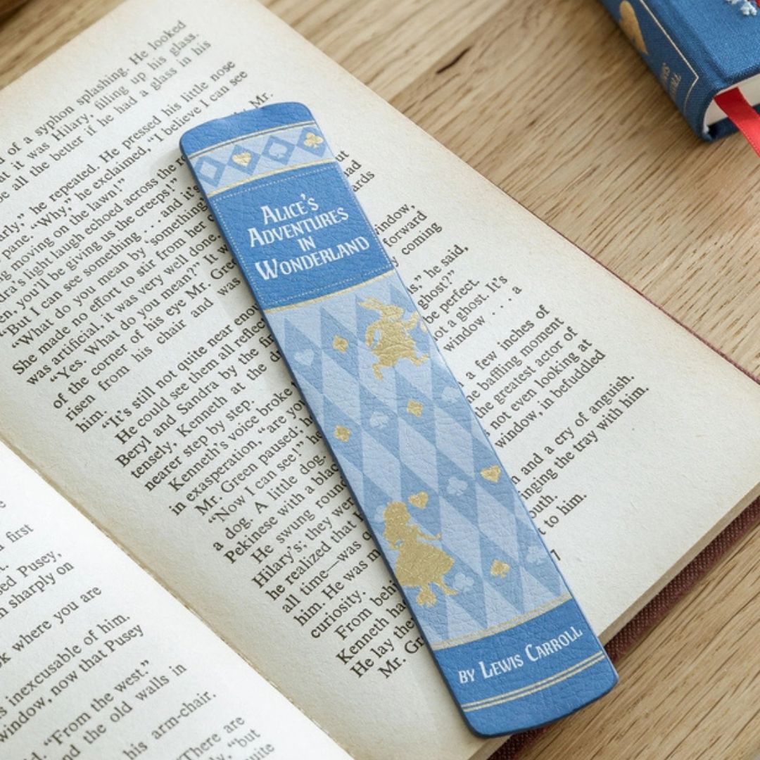 Alice's Adventures PU Bookmark - Portico Designs