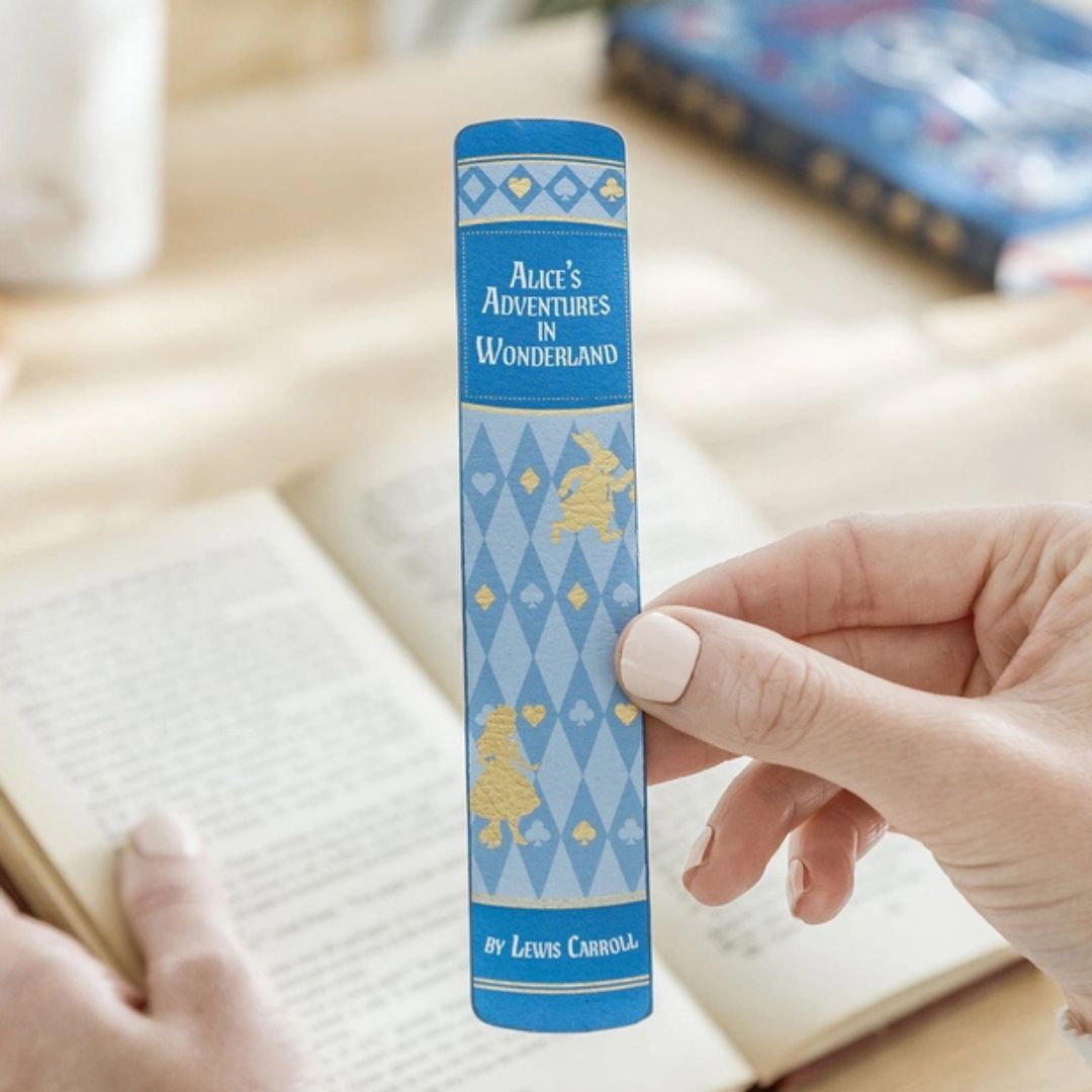 Alice's Adventures PU Bookmark - Portico Designs