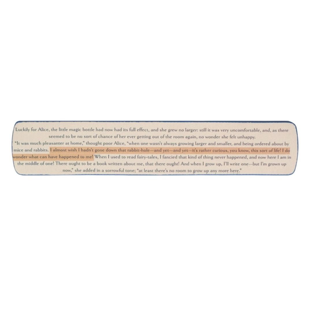 Alice's Adventures PU Bookmark - Portico Designs