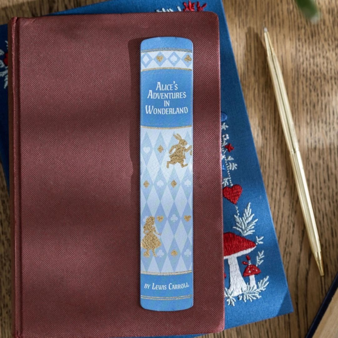 Alice's Adventures PU Bookmark - Portico Designs