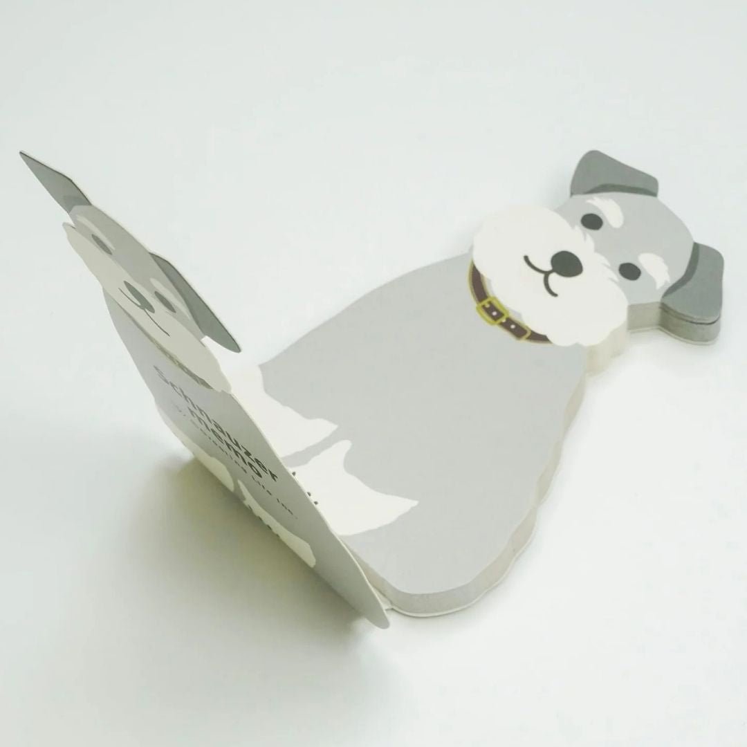 Animal Memo Pad - Schnauzer - Greeting Life