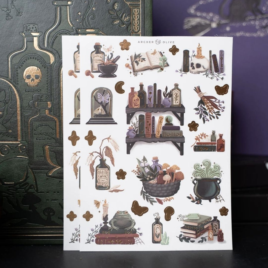Apothecary Shelf Sticker Set - Archer & Olive