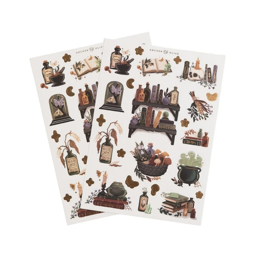 Apothecary Shelf Sticker Set - Archer & Olive
