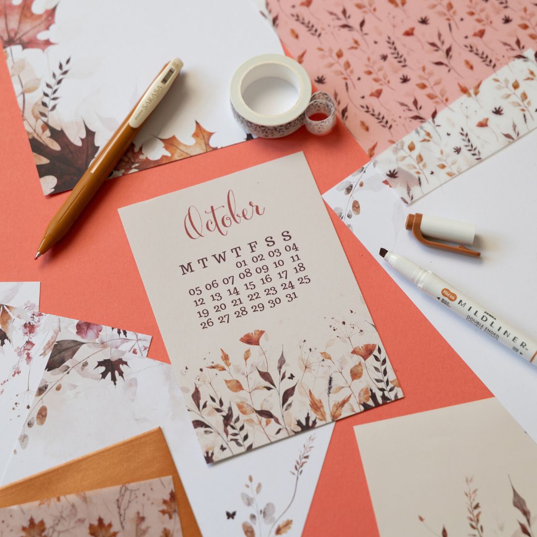 Autumn Leaves Stationery Rowan Berry Box - Under the Rowan Trees