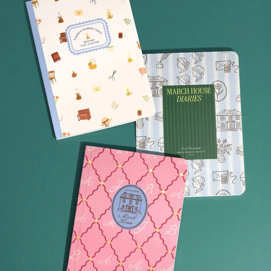 B6 Notebooks Little Women Set of 3 - Portico Designs