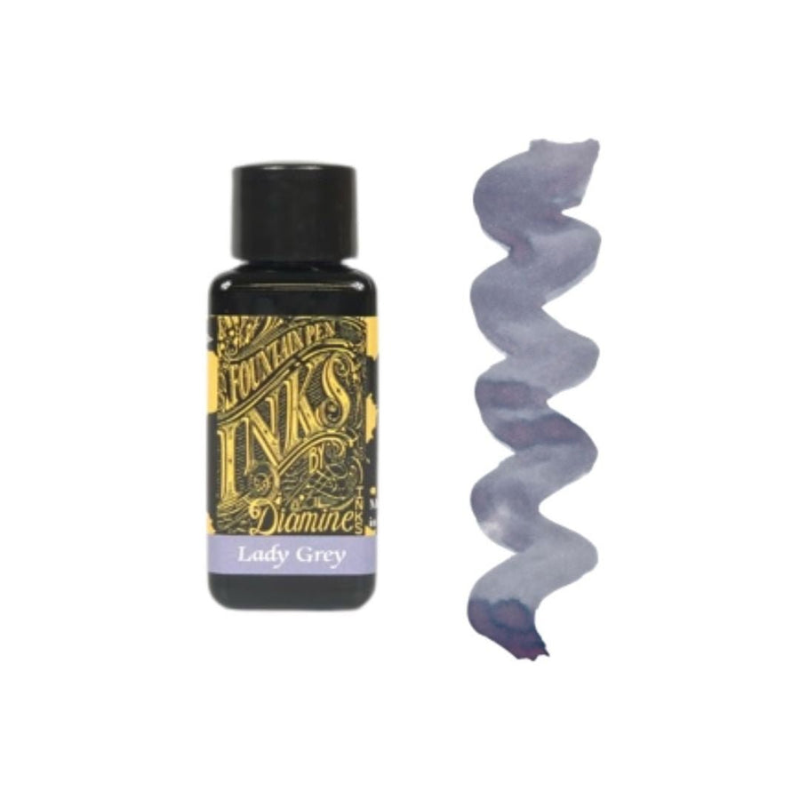 Blacks & Greys Diamine Fountain Pen Inks 30ml - Lady Grey - Diamine