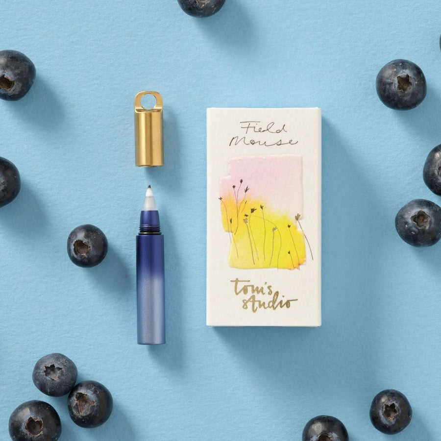 Blueberry Field Mouse Mini Refillable Pen - Tom's Studio