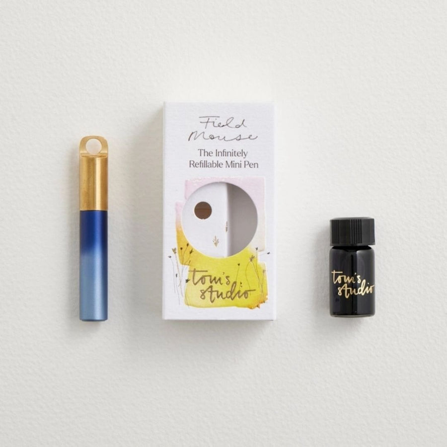 Blueberry Field Mouse Mini Refillable Pen - Tom's Studio