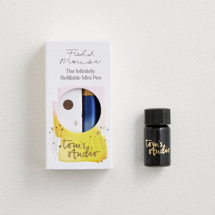 Blueberry Field Mouse Mini Refillable Pen - Tom's Studio