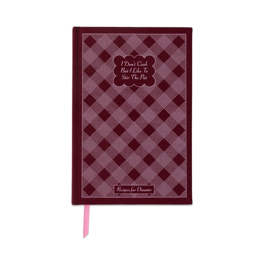 Bookcloth Lined Journal - Self Help Collection - I Don't Cook - Designworks Collective