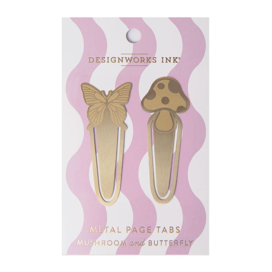 Brass Page Markers-Bookmarks-Designworks Collective-Butterfly