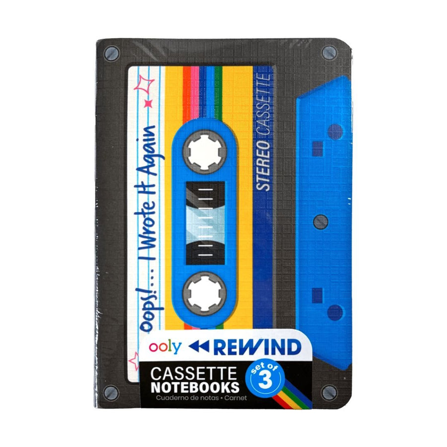Cassette Notebooks Set of 3 - Ooly - Ooly