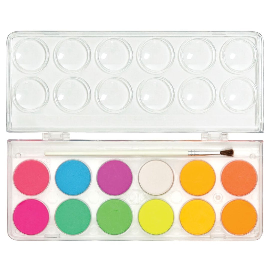 Chroma Blends Neon Watercolour Paint Set - 12 Colours - Ooly