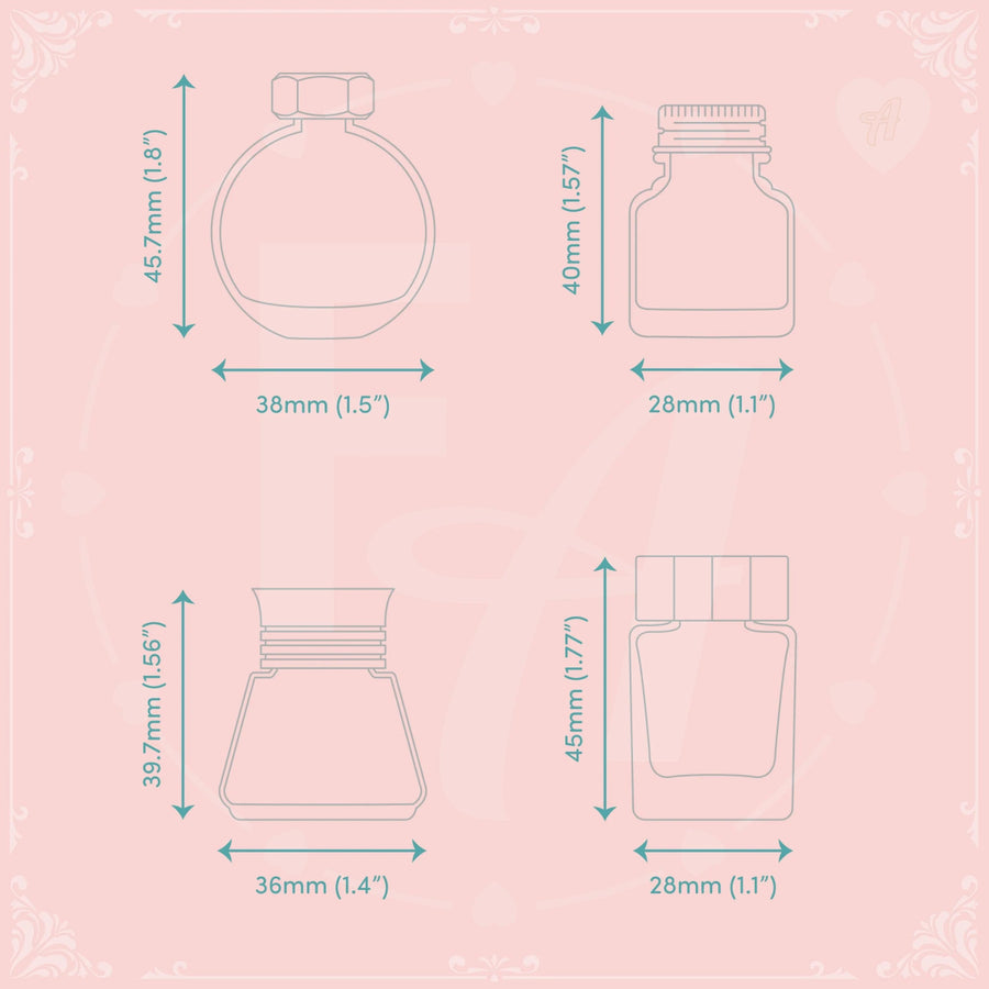 Clear Ink Bottle Stamps - Set A - Felicity's Attic