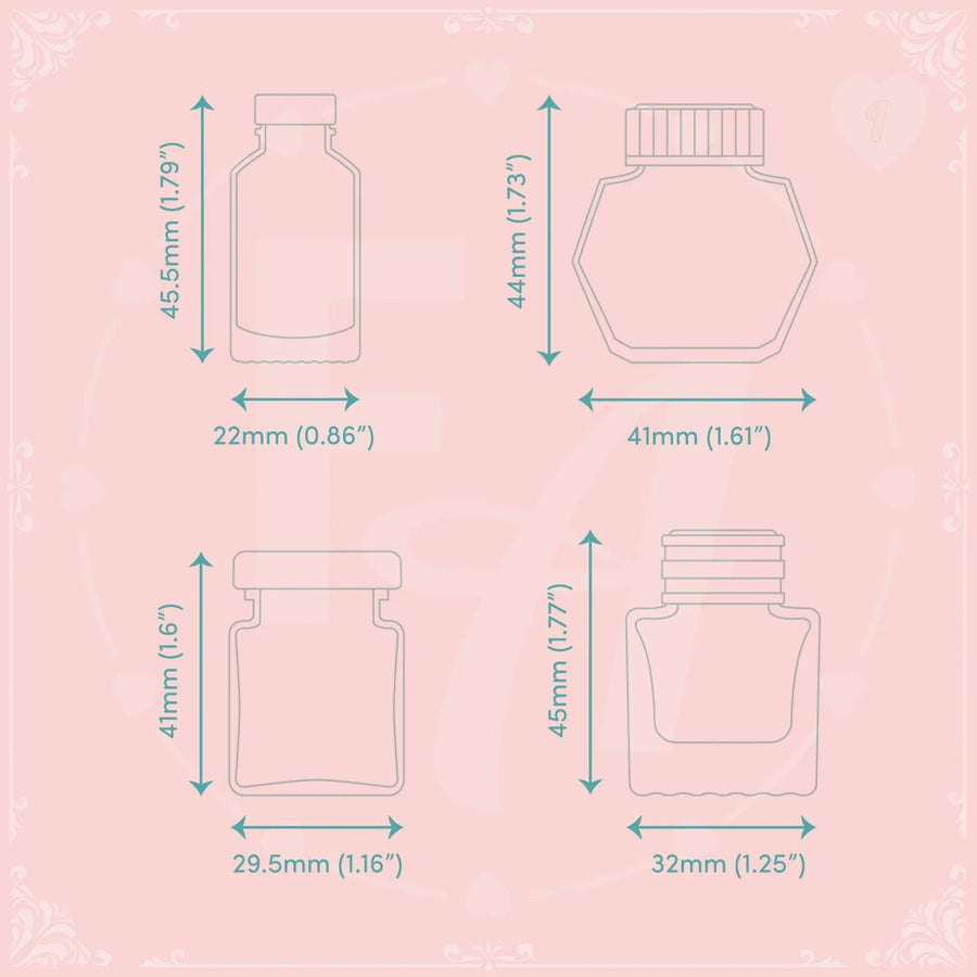 Clear Ink Bottle Stamps - Set I - Felicity's Attic