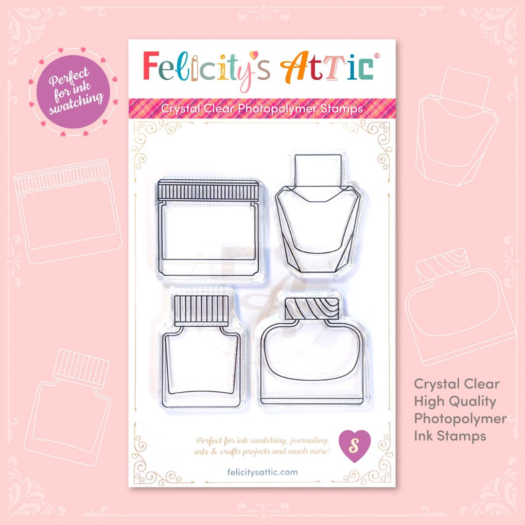 Clear Ink Bottle Stamps - Set S - Felicity's Attic