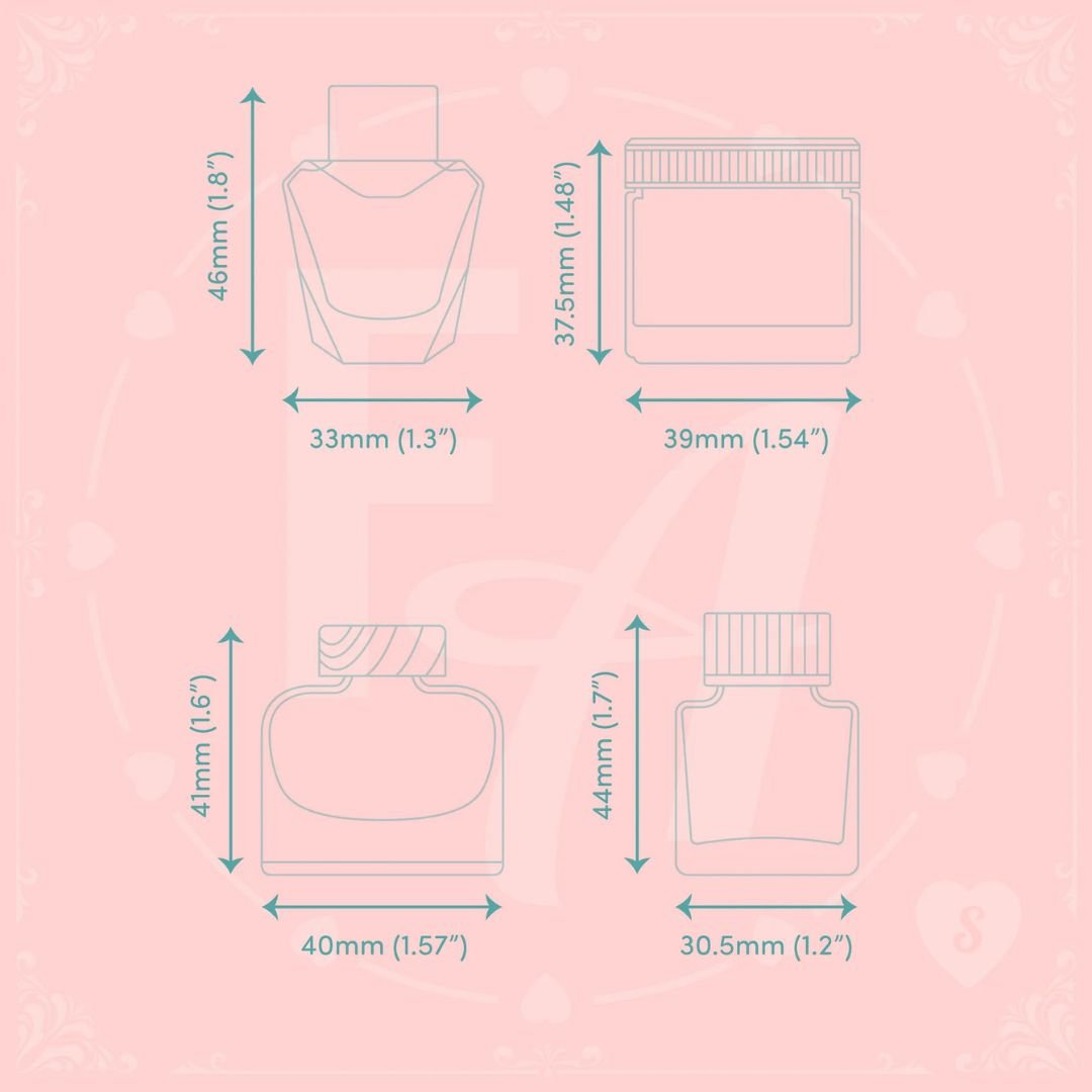 Clear Ink Bottle Stamps - Set S - Felicity's Attic