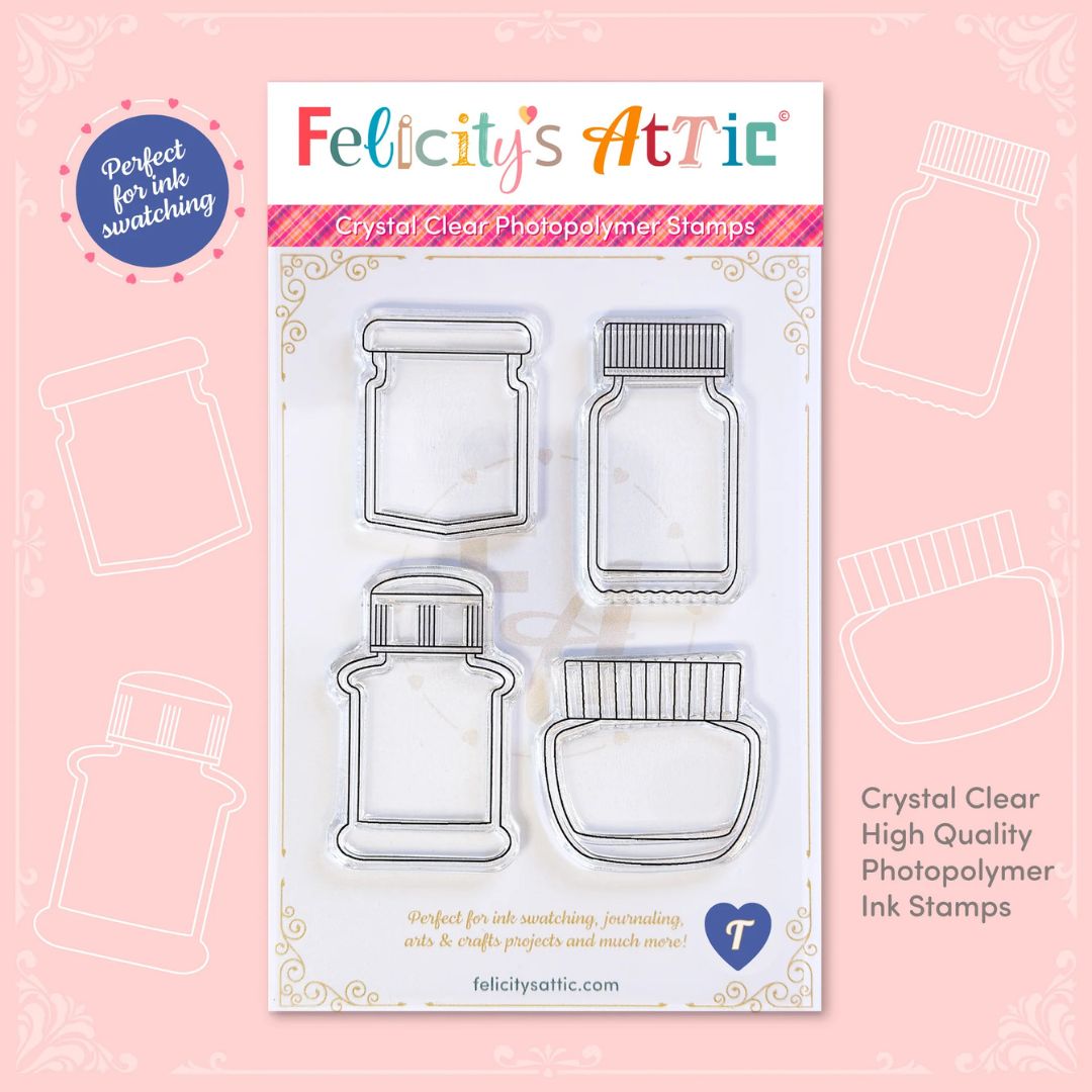 Clear Ink Bottle Stamps - Set T - Felicity's Attic