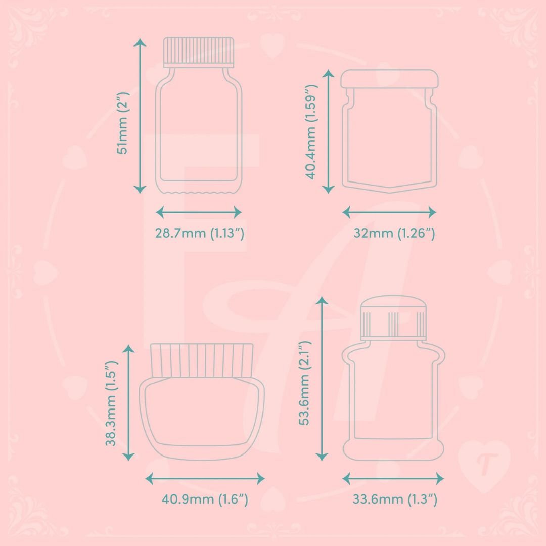 Clear Ink Bottle Stamps - Set T - Felicity's Attic