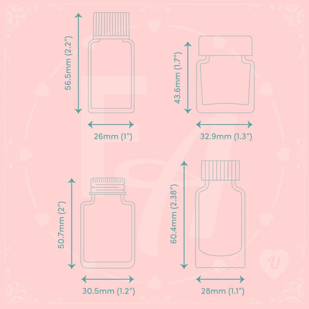 Clear Ink Bottle Stamps - Set V - Felicity's Attic