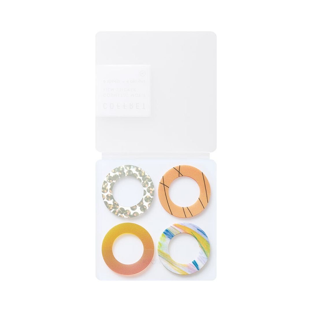 Coffret Ring Clear PET Planner Stickers - Apricot Orange - King Jim