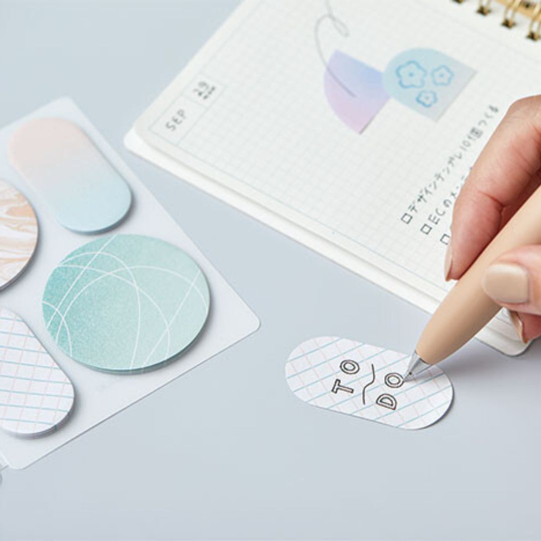 Coffret Sticky Notes - Peacock Green - King Jim