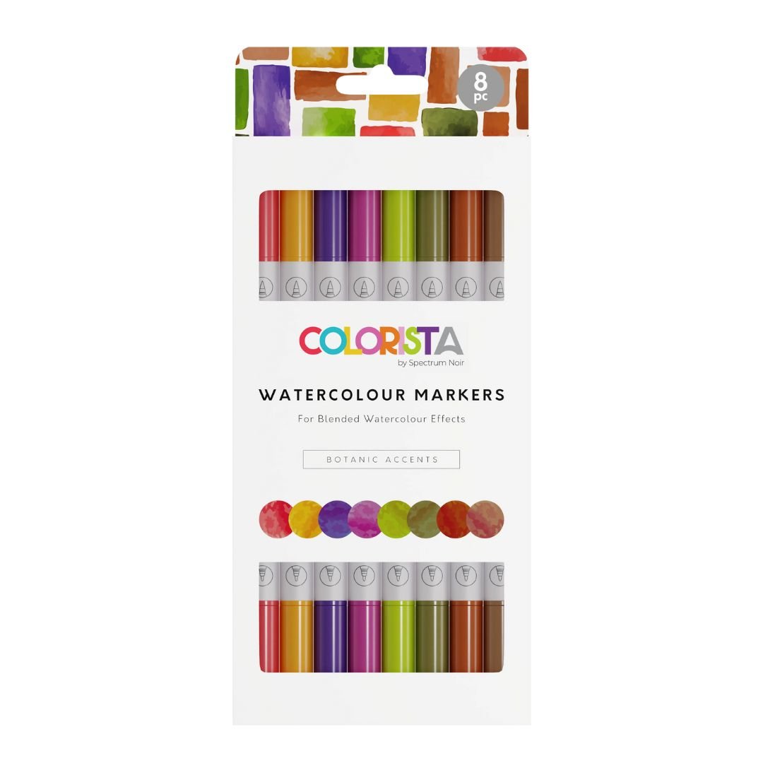 Colorista Watercolour Markers - Botanic Accents - 