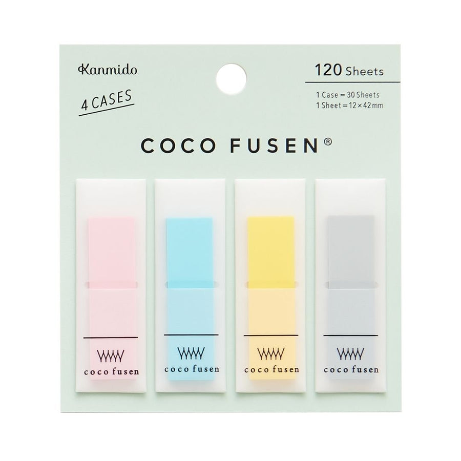 Colourful Sticky Notes Coco Fusen - Blue M - Kanmido