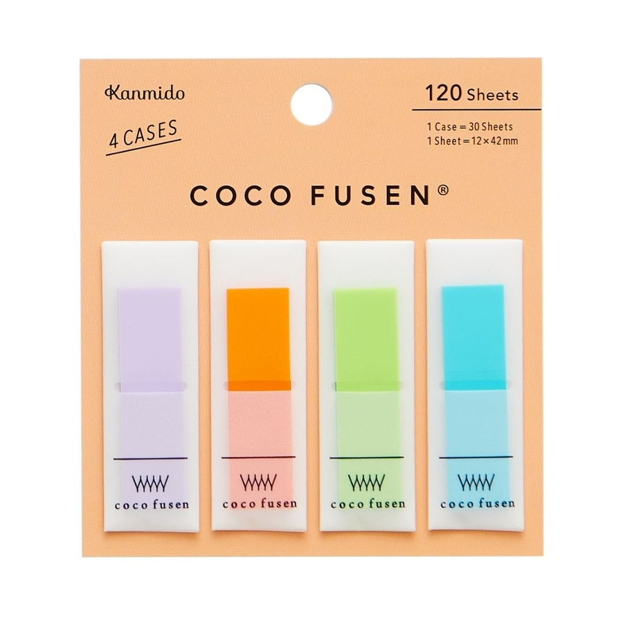 Colourful Sticky Notes Coco Fusen - Orange M - Kanmido