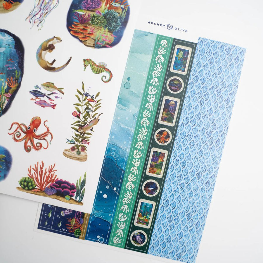 Coral Cove Journal Kit July 2026 - Archer & Olive - Archer & Olive