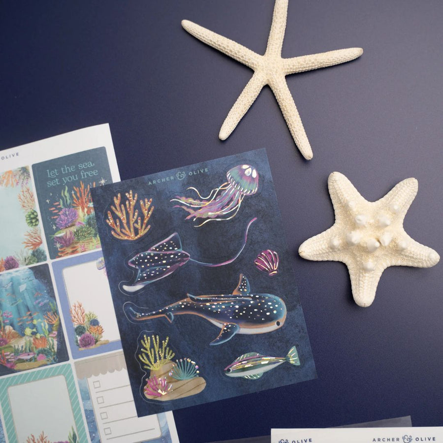 Coral Cove Journal Kit July 2026 - Archer & Olive - Archer & Olive
