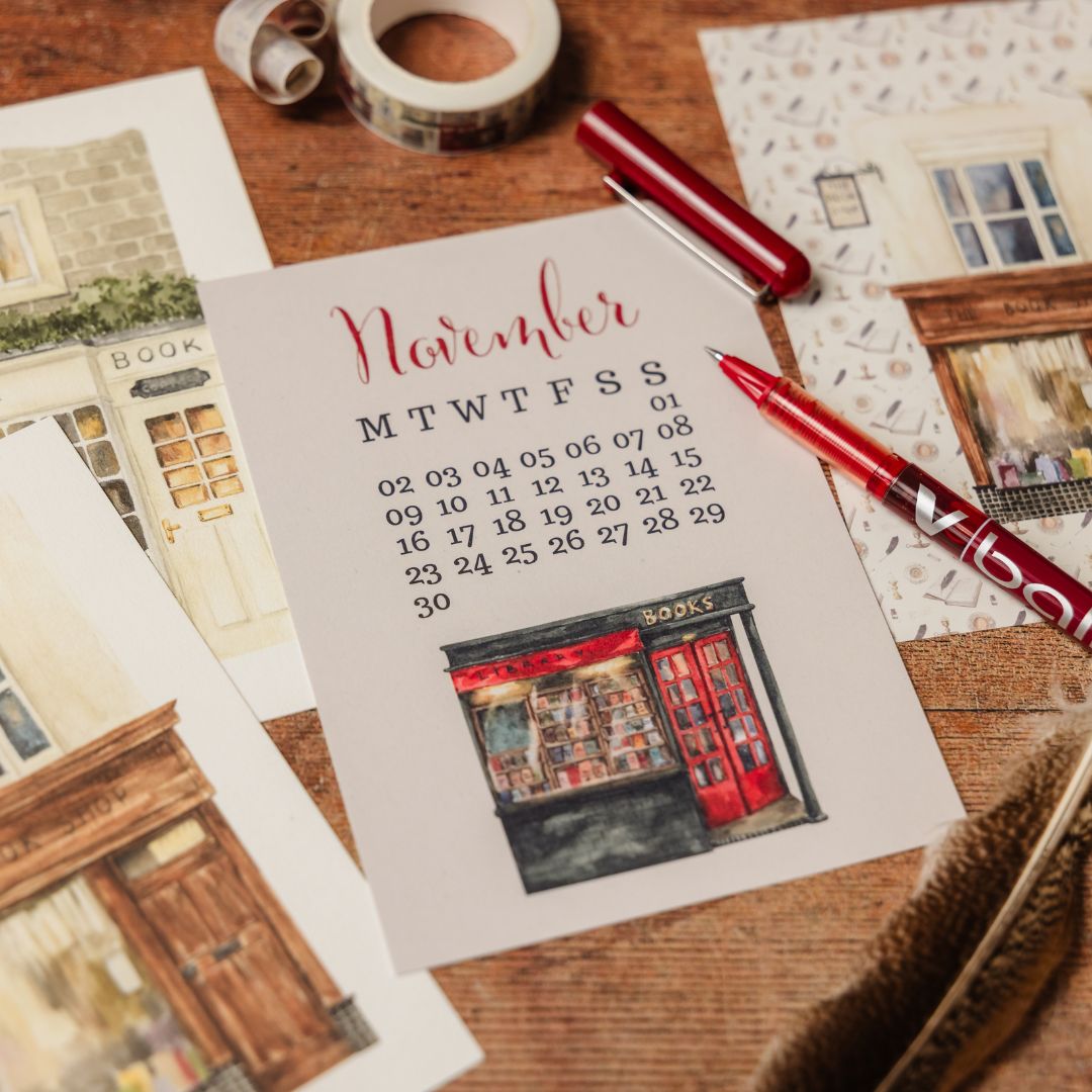 Cosy Bookshop Stationery Rowan Berry Box - Under the Rowan Trees