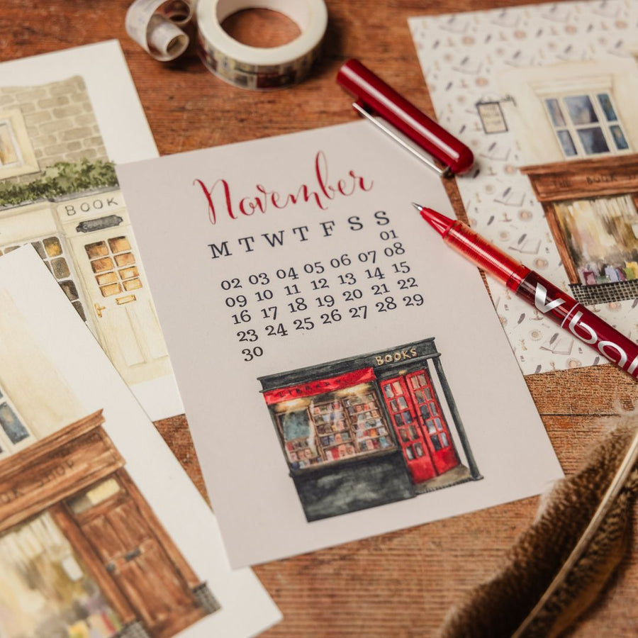 Cosy Bookshop Stationery Rowan Berry Box - Under the Rowan Trees