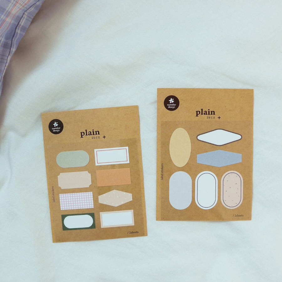 Cute Labels Suatelier Stickers - Plain Suatelier