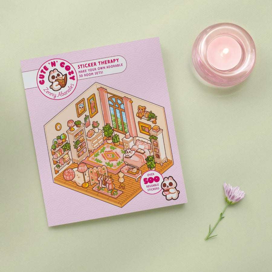 Cute n Cozy Sticker Therapy Book - Skittledog