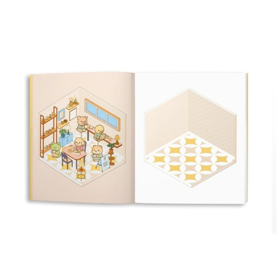 Cute n Cozy Sticker Therapy: Coffee Shops - Skittledog