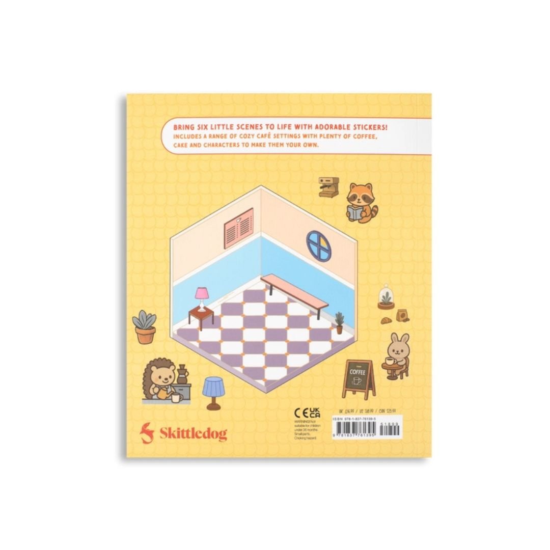 Cute n Cozy Sticker Therapy: Coffee Shops - Skittledog