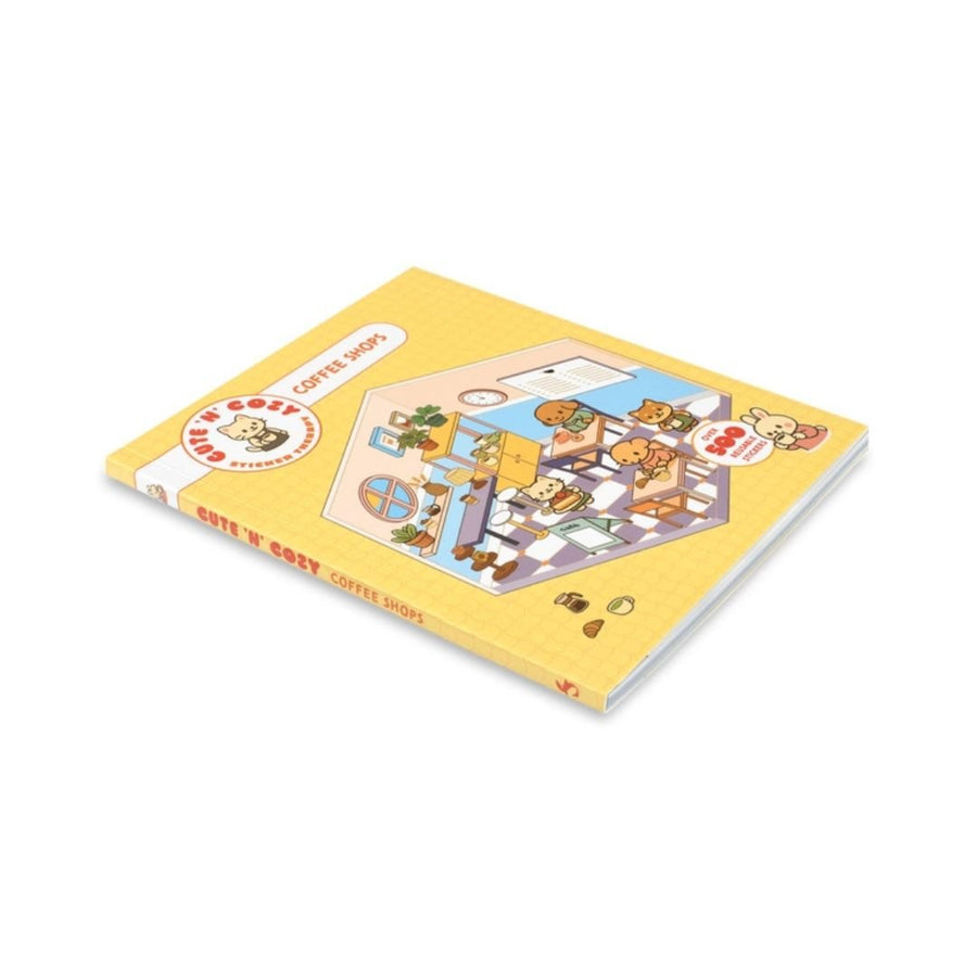 Cute n Cozy Sticker Therapy: Coffee Shops - Skittledog