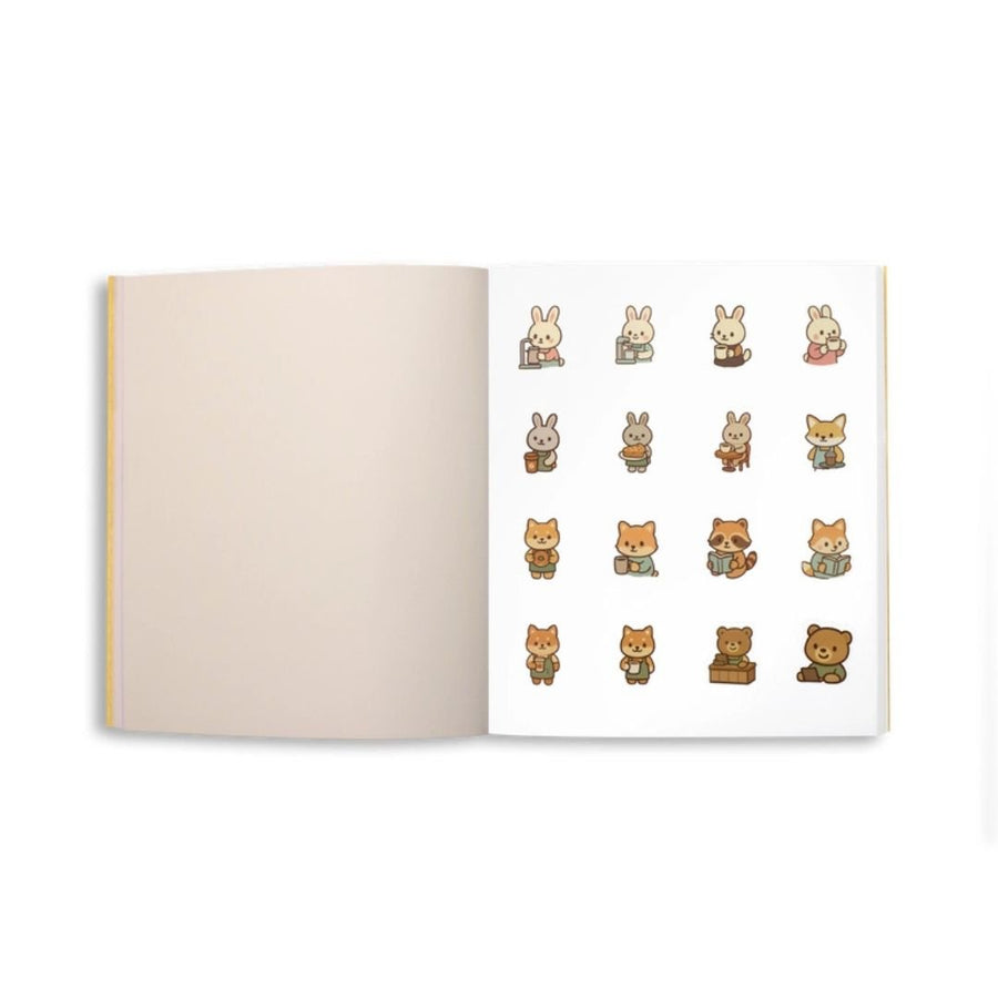 Cute n Cozy Sticker Therapy: Coffee Shops - Skittledog