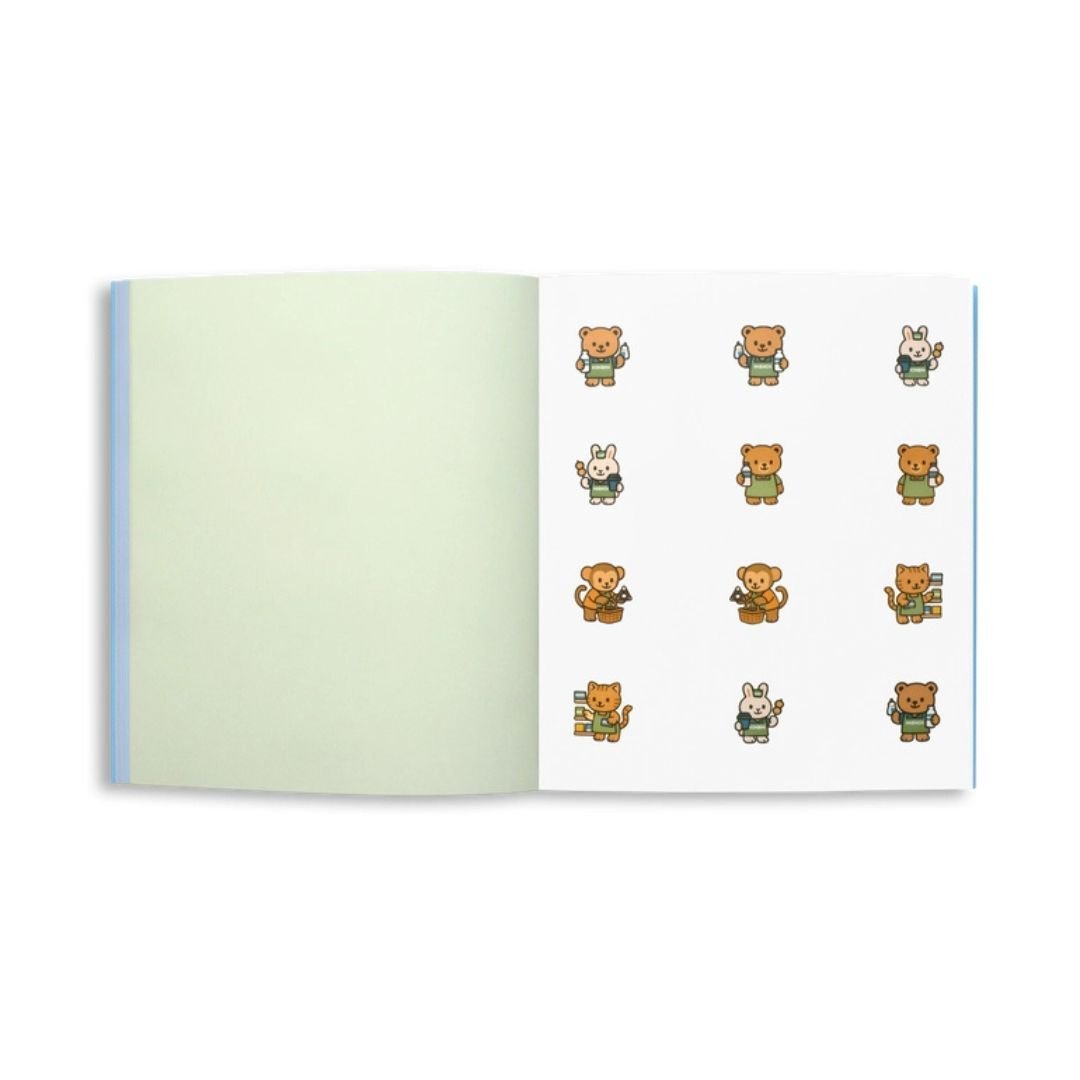 Cute n Cozy Sticker Therapy: Convenience Stores - Skittledog