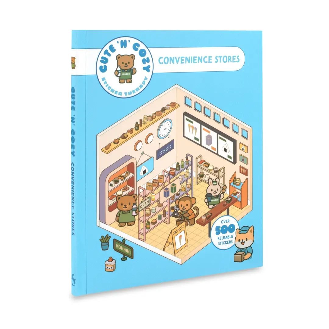 Cute n Cozy Sticker Therapy: Convenience Stores - Skittledog