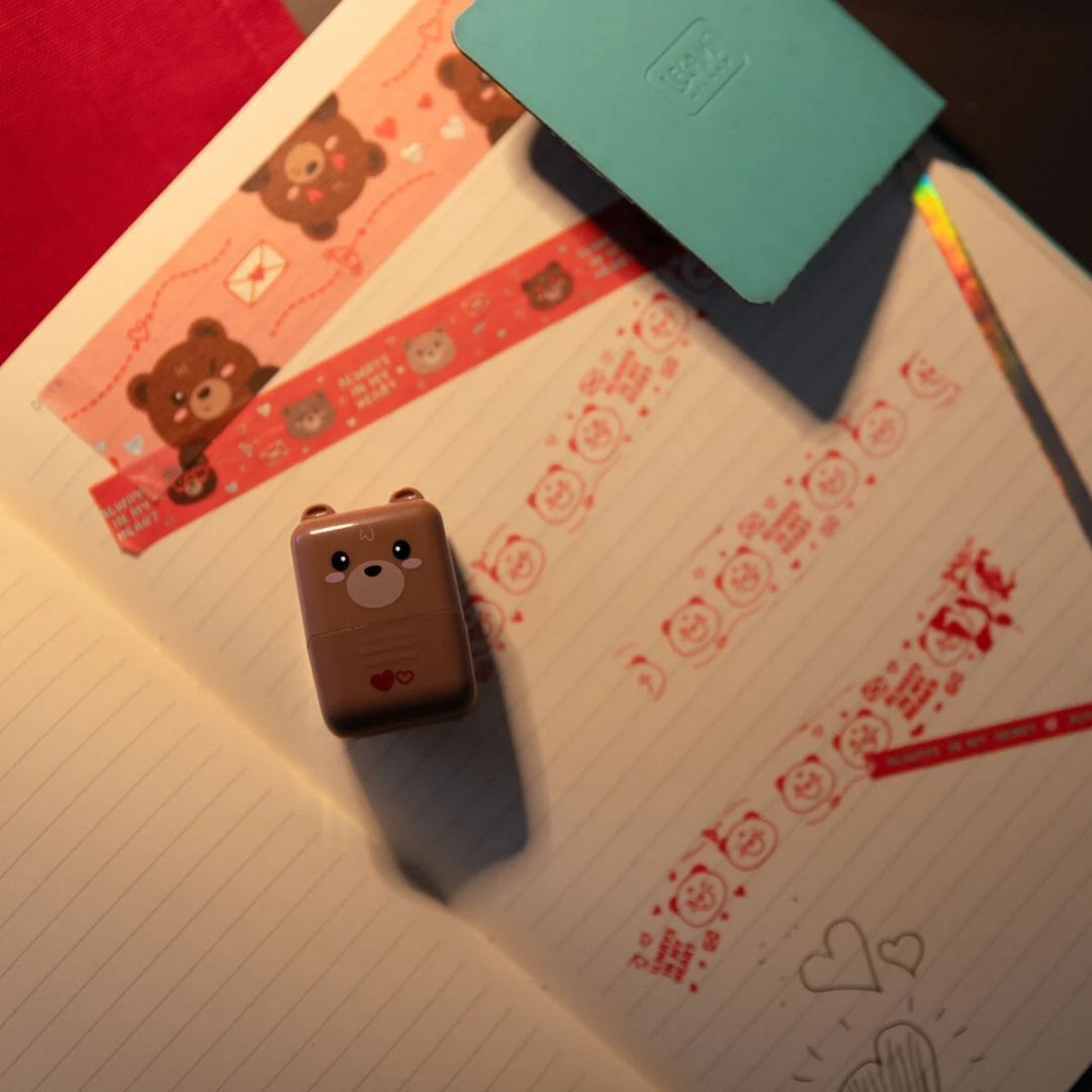 Decorative Roller Stamp - Teddy Bear - Legami