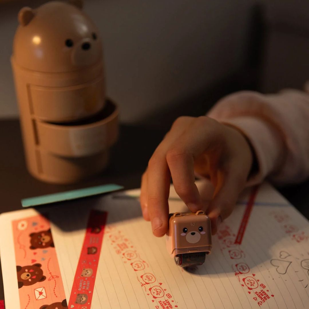 Decorative Roller Stamp - Teddy Bear - Legami