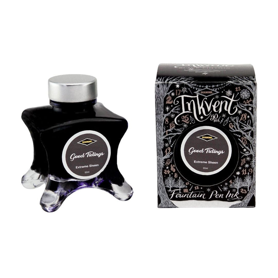 Diamine 50ml Fountain Pen Ink - Black Inkvent Edition - Good Tidings