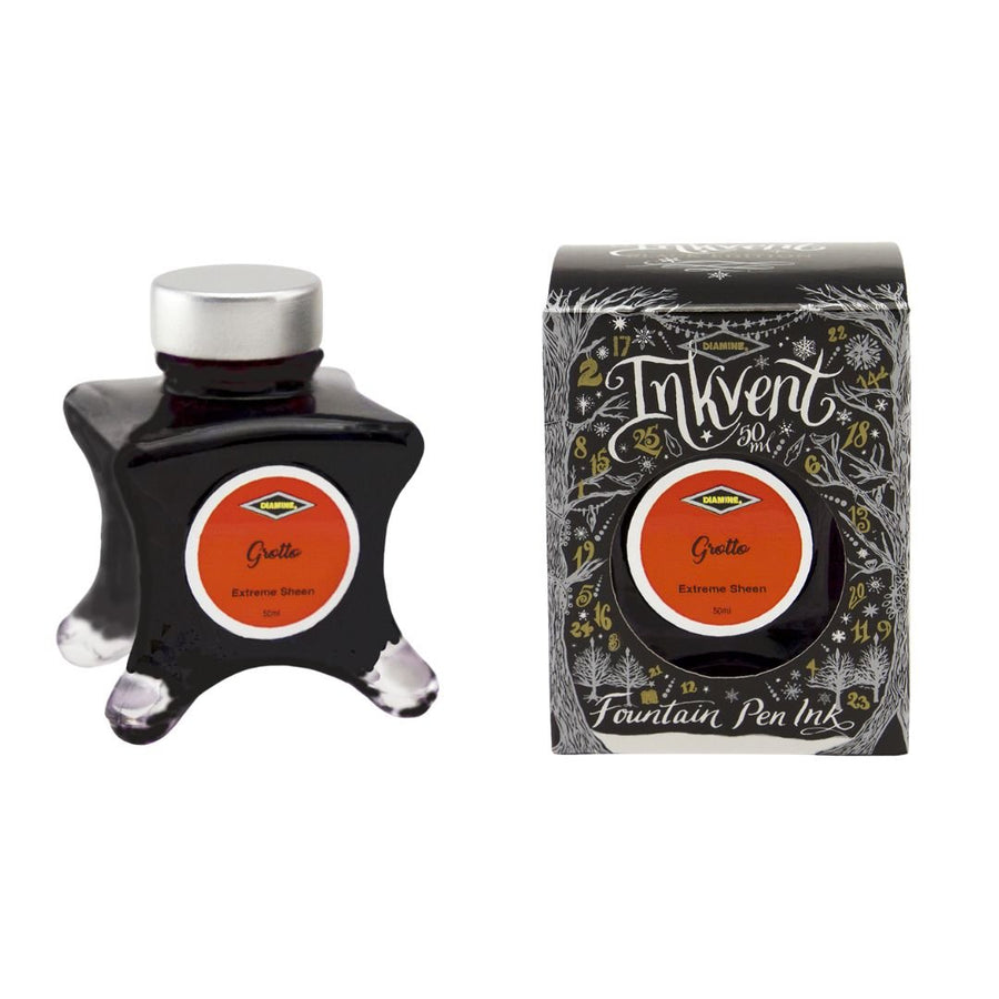 Diamine 50ml Fountain Pen Ink - Black Inkvent Edition - Grotto