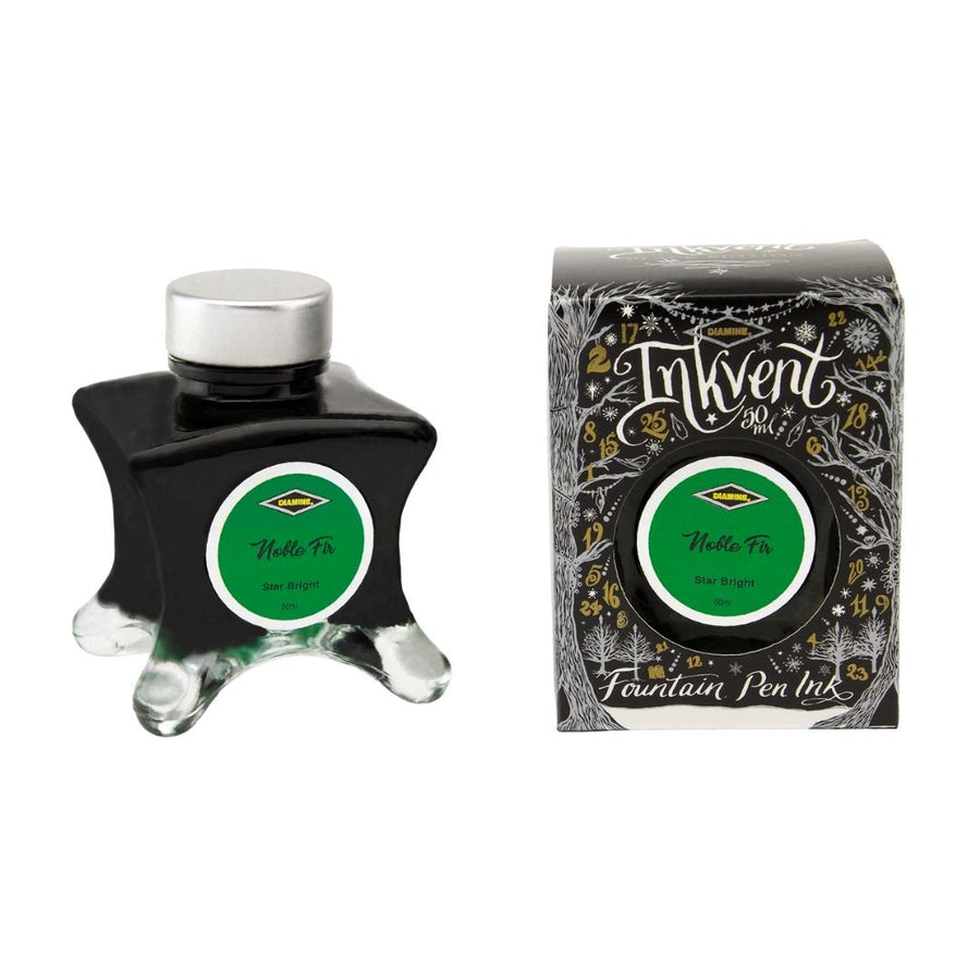 Diamine 50ml Fountain Pen Ink - Black Inkvent Edition - Noble Fir