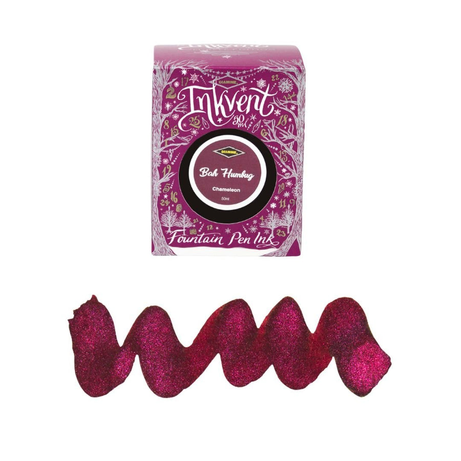 Diamine 50ml Fountain Pen Ink - Purple Inkvent Edition - Bah Humbug