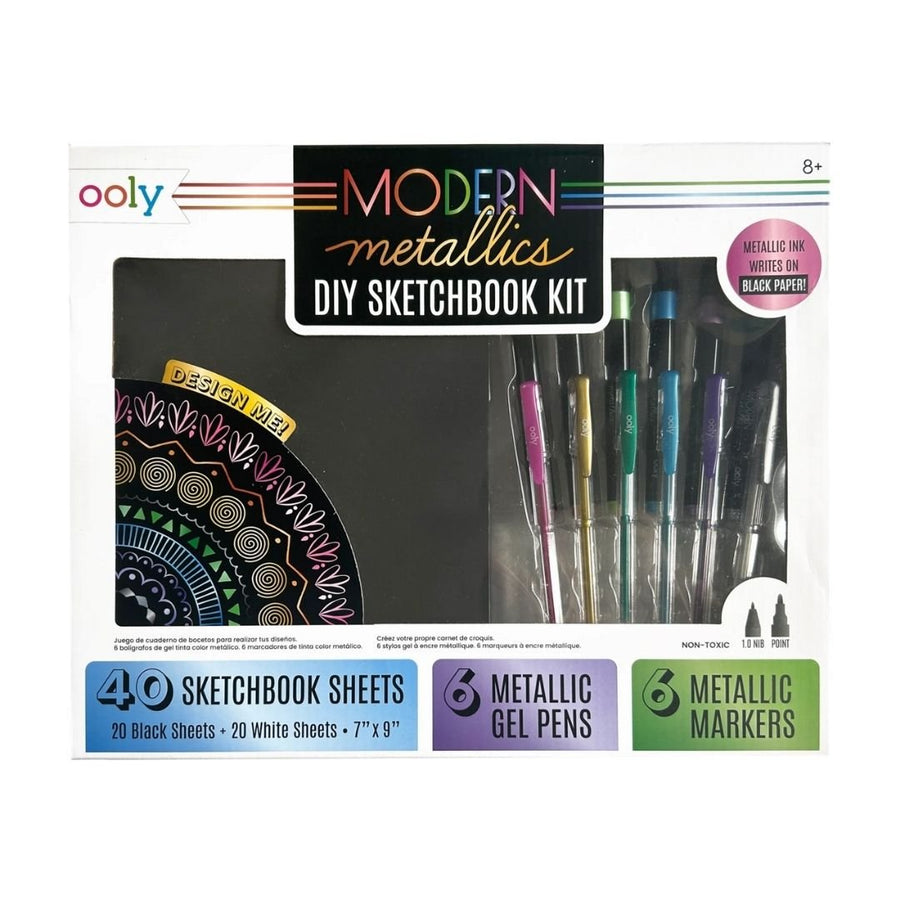 DIY Sketchbook Kit Modern Metallics - Ooly - Ooly