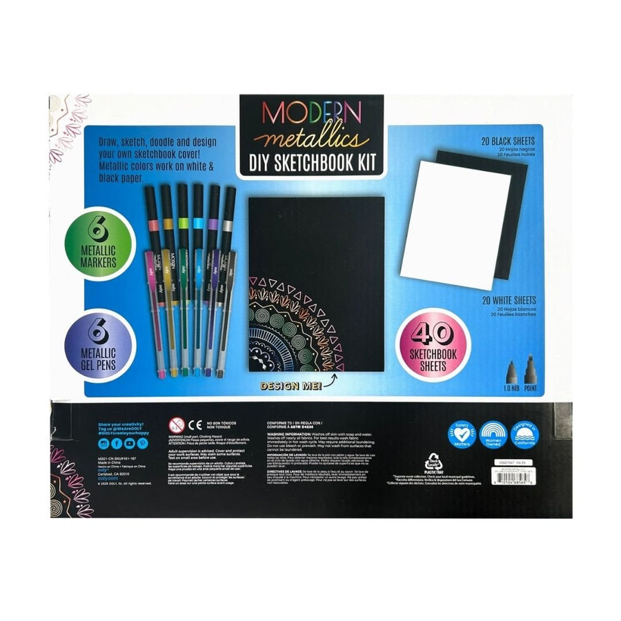 DIY Sketchbook Kit Modern Metallics - Ooly - Ooly